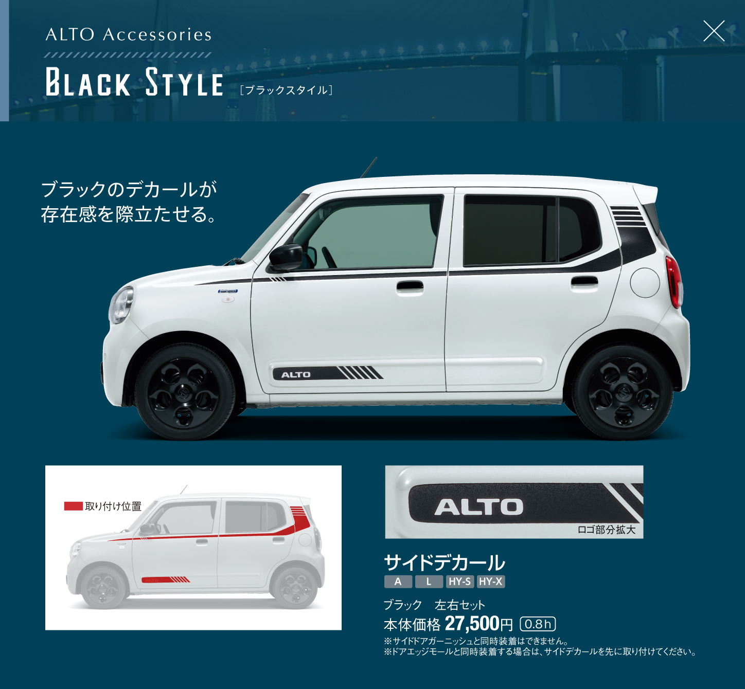 サイドデカール