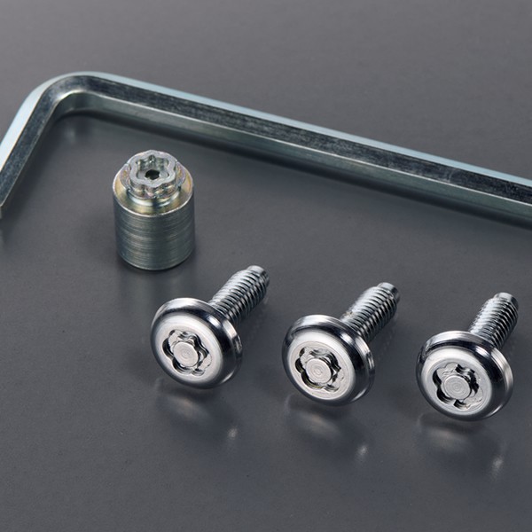 ナンバープレートロックボルト