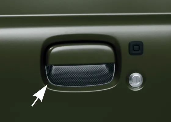 ドアハンドルエスカッション