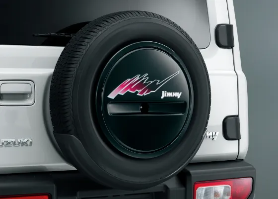 スペアタイヤ<br>ハーフカバーデカール