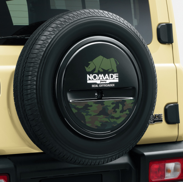 スペアタイヤハーフカバーデカール(カモフラージュ)