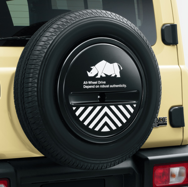 スペアタイヤハーフカバーデカール(サイ)