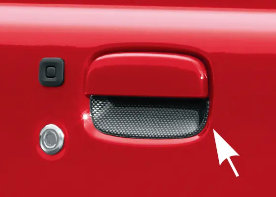 ドアハンドルエスカッション