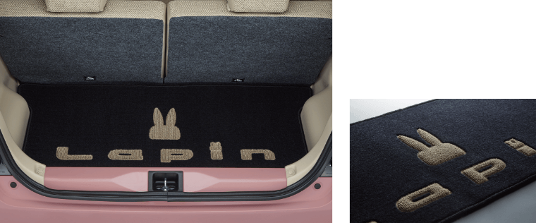 ラゲッジマット(立体Lapinマーク付)