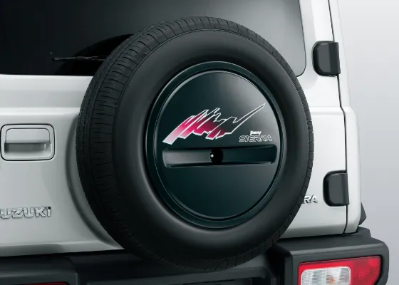 スペアタイヤ<br>ハーフカバーデカール