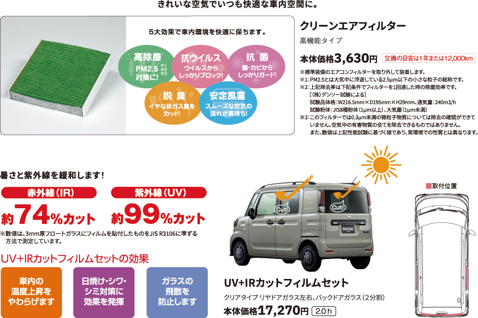 クリーンエアフィルター