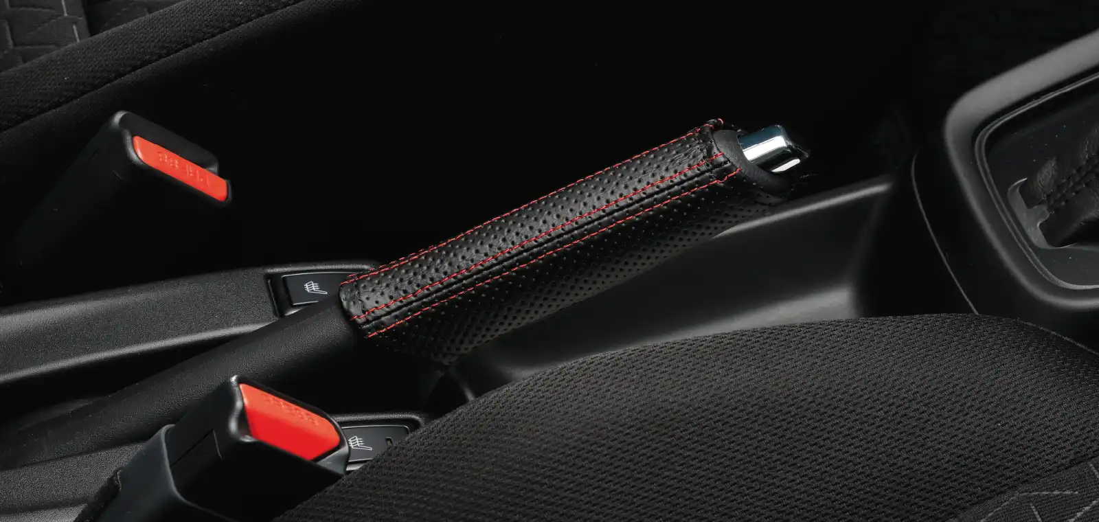 本革パーキングブレーキカバー