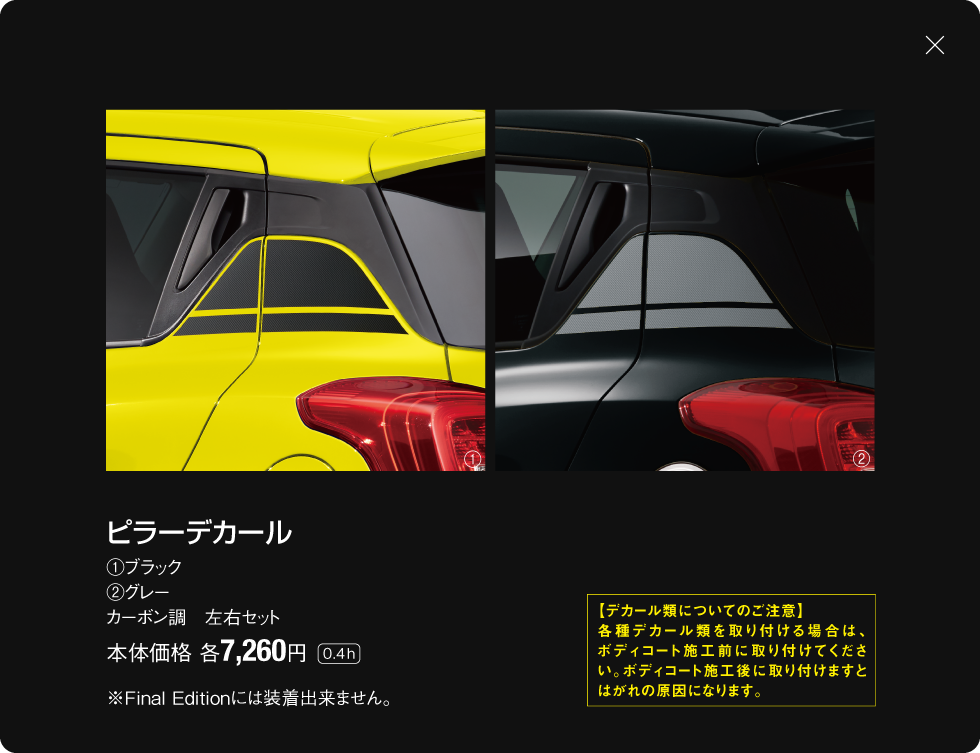 ピラーデカール