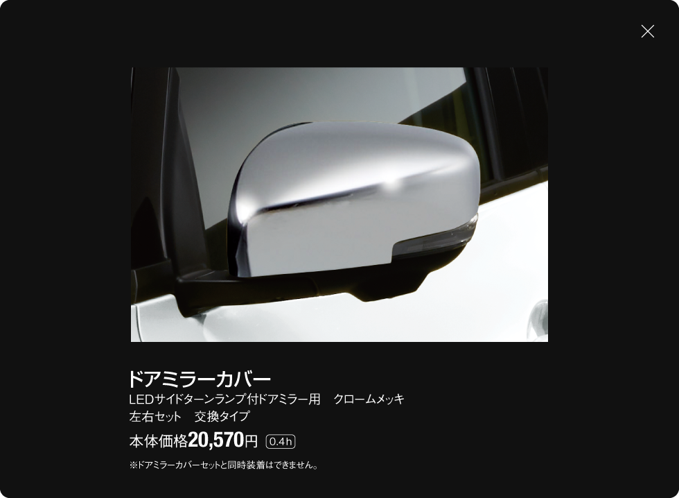 ドアミラーカバー