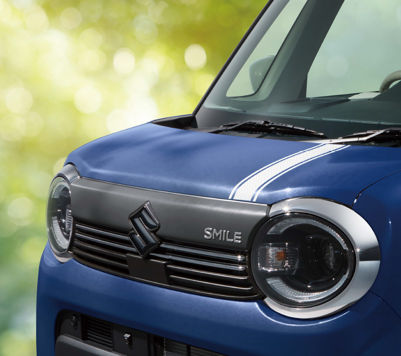 フードデカール、ロゴステッカー、エンブレム（ブラック）、フロントグリルガーニッシュ