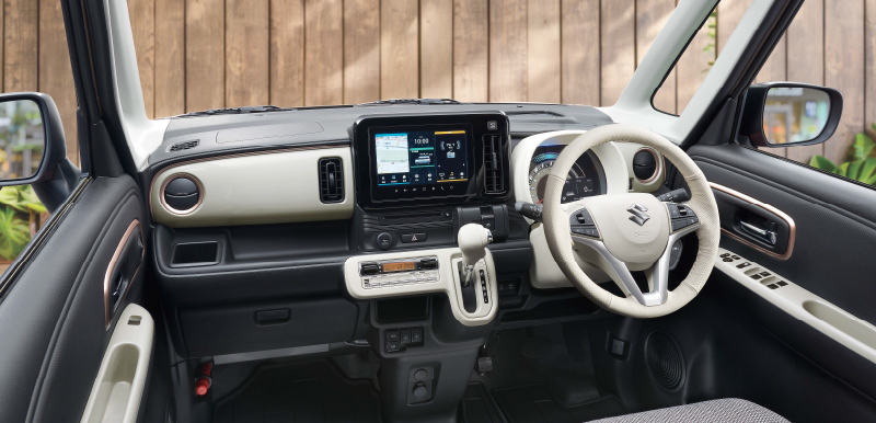 インパネカラーパネル、ドアトリムオーナメント、フロントドアアームレスト、サイドルーバーガーニッシュ、本革ステアリングホイールカバー