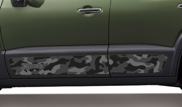 ドアスプラッシュガードパネルデカール（カモフラージュ）