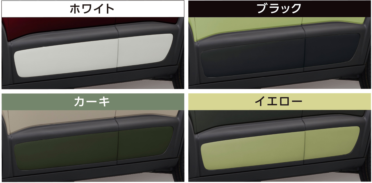 ドアスプラッシュガードパネルセット