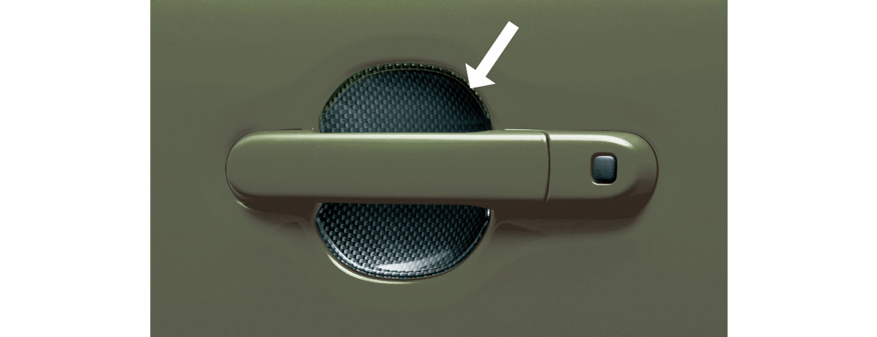 ドアハンドルエスカッション