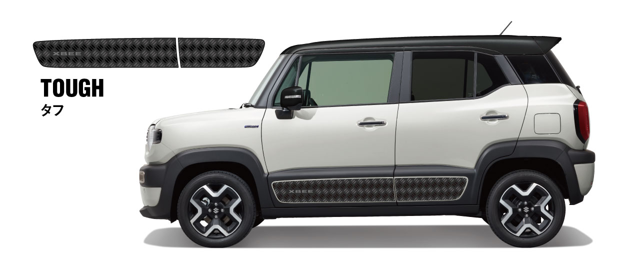 ドアスプラッシュガードパネルデカール（タフ）